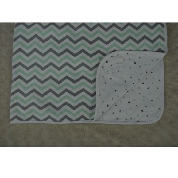 kmart Bedding K Baby Kmart Chevron Triangle Baby Blanket White Gray